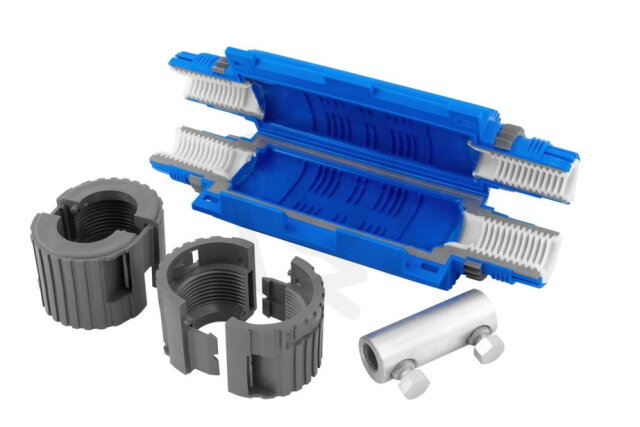 Spojka gelová SHARK 6801A (SHARK SIXEIGHT IP68) 1x (25-50mm2) Cu/Al 0 6/1kV