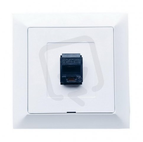 Zásuvka komunikační 8 pin KAT. 6 PREMIUM 1 PC/6 GREENLUX GXKP049