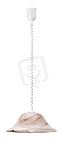 Alabastro E27 1x 60W IP20 tabákový alabastr/bílá RABALUX 3954