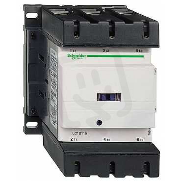 Schneider LC1D115U5 Stykač 115A 1'Z' +1'V' 240V 50/60Hz, cívka s odruš.modulem