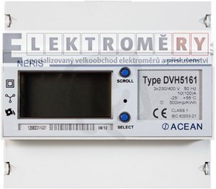 E754 Elektroměr DVH 5161-M 10 - 100 A CZ CEJCH