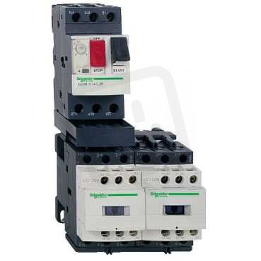 Schneider GV2DM222P7 Kombinace mot.jističe GV2-ME a reverz.Stykače D,11kW/400V