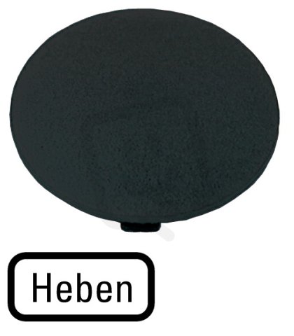 Eaton M22-XDP-S-D17 Tlačítková výplň do hřibového tlačítka, Heben, černá
