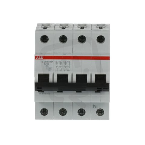 ABB S203M-C16NA jistič 3F odpojení N vodiče (3+NA) 16 A char. C 10kA