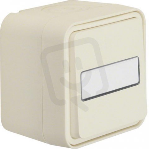 Vypínač řazení 6,s popisem, komplet., IP55, W.1, bílá, mat BERKER 30763552
