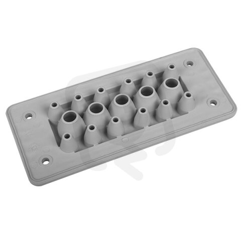 Průchodová deska MH16 F17-1 (IP66) černá MOREK MBA8N17B16