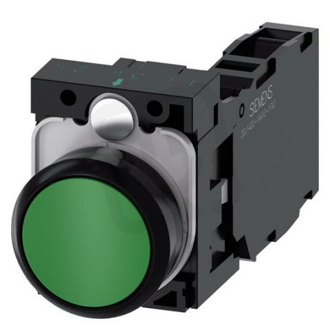 3SU1100-0AB40-1FA0 tlačítko, 22 mm, kula