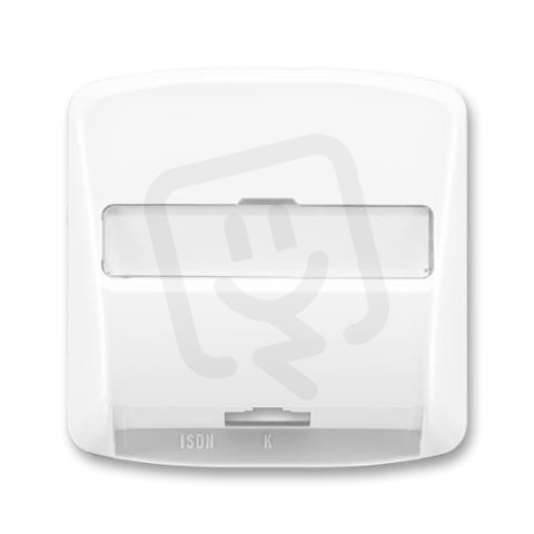 Kryt zásuvky ISDN koncové, jednonásobné 5013A-A00251 B bílá Tango ABB