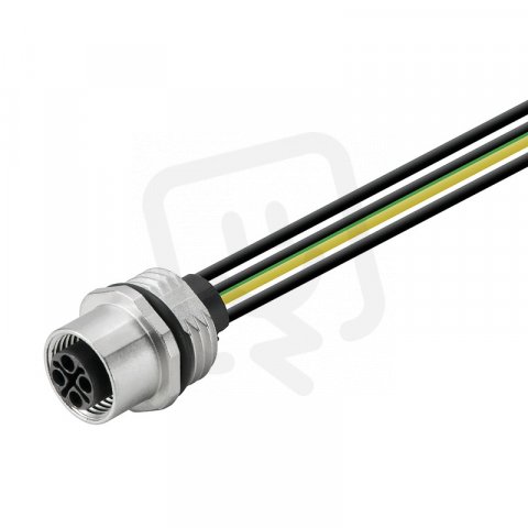 Kulatý zásuvný konektor SAIE-M12B-3+PE-S-0.2U-M16 WEIDMÜLLER 1467940000