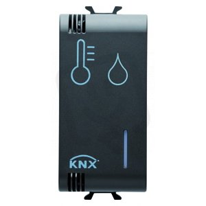 Gewiss GW12799H CHORUS Senzor vlhkosti/teploty, KNX, 1M, černá