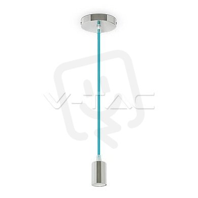 Závěsné svítidlo V-TAC Chrome - Light Blue VT-7338