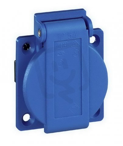 Walther 10003 Vestavná zásuvka SCHUKO 16A 230V 2P+E IP54, Schuko