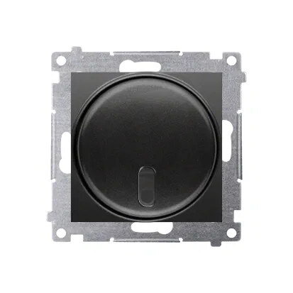 Stmívač s dálkovým ovládáním, (strojek s krytem)20500 W, 230V, černá matná