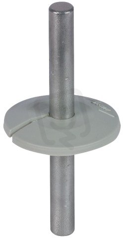 Manžeta proti zatékání vody, plast šedý nastřižená D 37mm H 4,7mm B 7,5mm