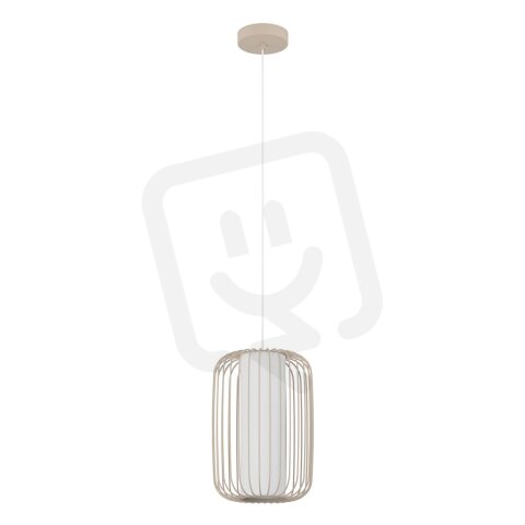 Závěsné svítidlo TERRAROSA E27 d240 písková/bílá 1X40W EGLO 900866
