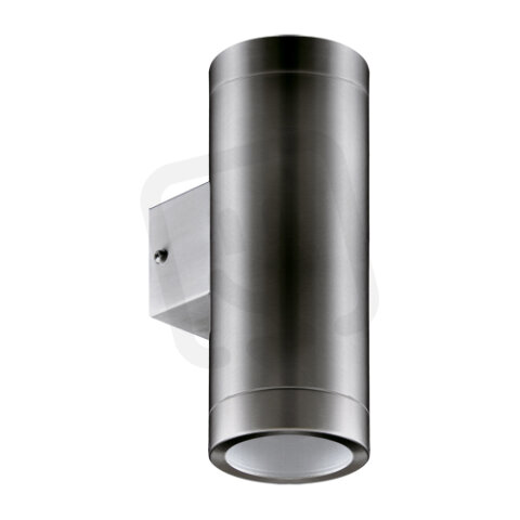 Venkovní ASTER INOX 2xGU10 max.2x35W IP54 matný chrom IDEUS 03016