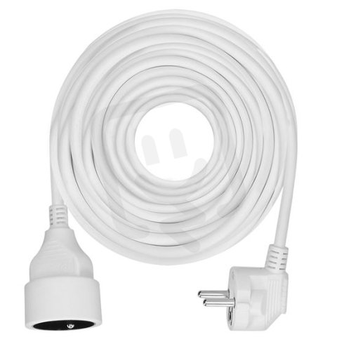 1z prodlužovací přívod - spojka, 10m, 3 x 1mm2, bílá SOLIGHT PS16