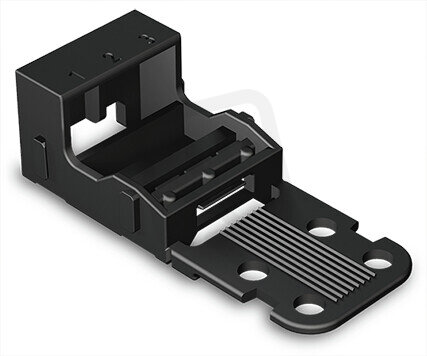 Upevňovací adaptér pro 3vodičové svorky řada 221 4mm2 černá WAGO 221-523/000-004