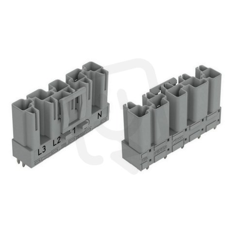 Konektor na desky plošných spojů rovné provedení 5pól. šedá WAGO 770-855/060-000