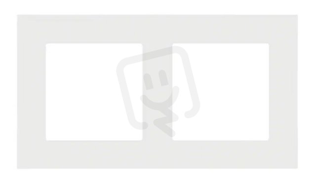 Rámeček 2 násobný světle šedá matná KONTAKT SIMON TR2/114
