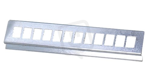 Držák až 12 RJ45 portů pro multimediální rozvodnice ETI 001100206