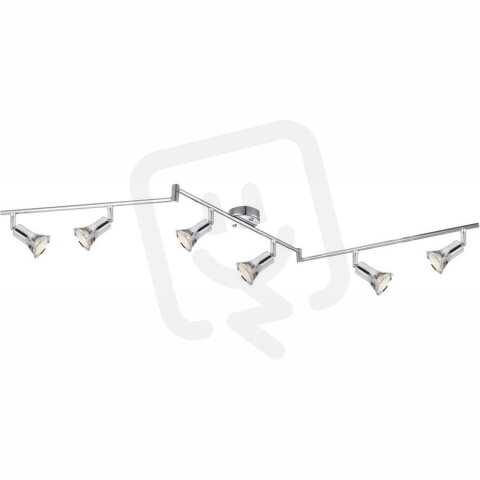 Bodové svítidlo DANTE chrom 6xGU10 LED 3W 230V, 250lm, 3000K GLOBO 57994-6