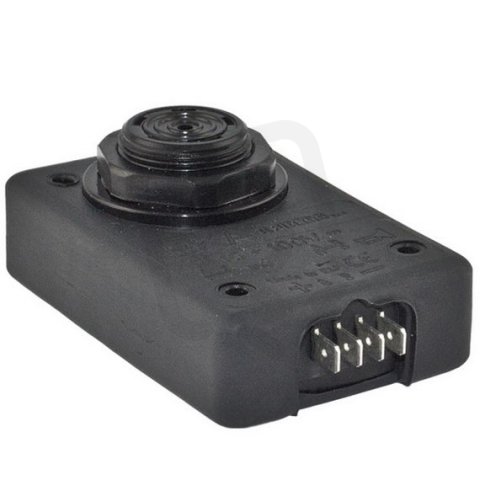 Elektronická siréna REVERSER 10/100V, DC, IP65, černá, 1 tón, VZV verze 52341