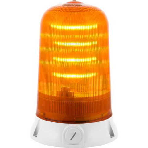 Maják rotační LED ROTALLARM S LED 90/240V, AC, IP65, oranžová, světle šedá 90082