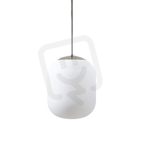 Závěsné LED svítidlo se skleněným stínidlem OSMONT TANIA P1 HP 52W IP40 3K chrom