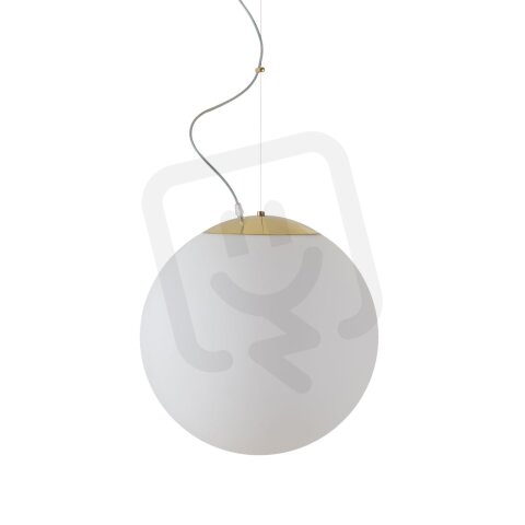 Závěsné LED svítidlo se skleněným stínidlem OSMONT ADRIA L3 HP 52W IP40 3K mosaz