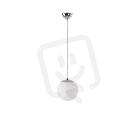 Závěsné svítidlo se skleněným stínidlem OSMONT ADRIA S1 7W IP40 E27 chrom