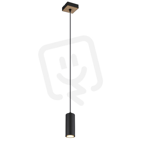 Závěsné svítidlo ROBBY černá bez 1x GU10 35W 230V GLOBO 57911HBW