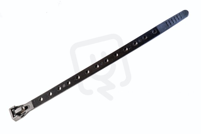 Vázací pásky otevíratelné děrované-Kabel-Fixx-200x10 R černá PA 6.6 (100ks)