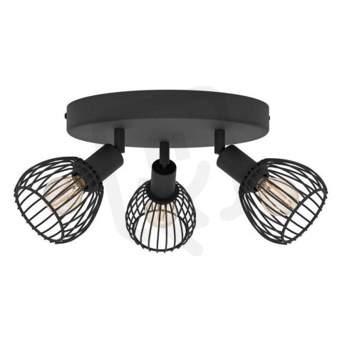 Bodové svítidlo SONNINO E14 černá 3X40W IP20 EGLO 901041
