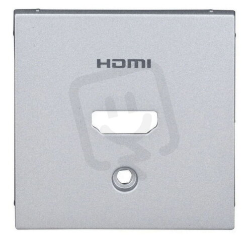 Kryt HDMI zásuvky, stříbrný SCHRACK EV124051--