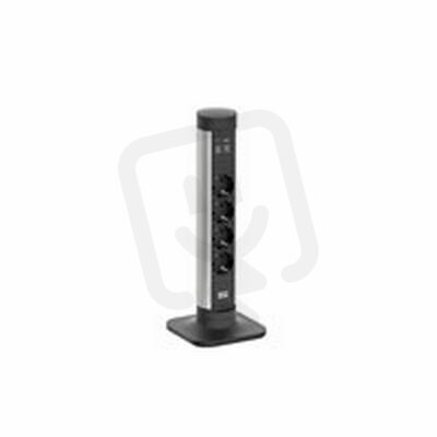 CYCLE Pole S 4xCEE7/3 1xUSB A/C 22W 2,5m