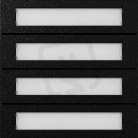 Modul volacího tlačítka 4× System 106 černá m GIRA 5534925