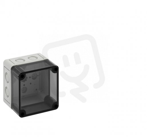 Prázdná skříň TK PS 99-8-tm šedá IP66 IK07 94x94x81mm SPELSBERG 10650301