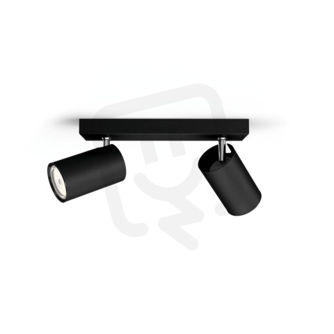 KOSIPO bar/tube černá 2xNW 230V PHILIPS 5059230PN