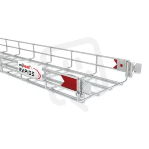 Drátěný kabelový nosník, QIK, 60 x 100 x 3000 mm, galvanicky pokoveno
