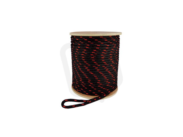 Lano RUNPOTEC 20620 prům. 10mm, 200m, na kabelovém bubnu, polyester