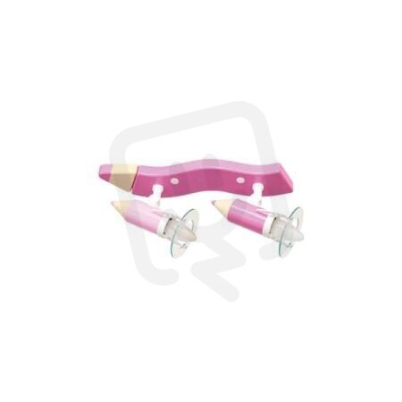 Stropní a nástěnné bodové svítidlo Tužka 2 růžová 2x25W IP20 E14 0720506/02