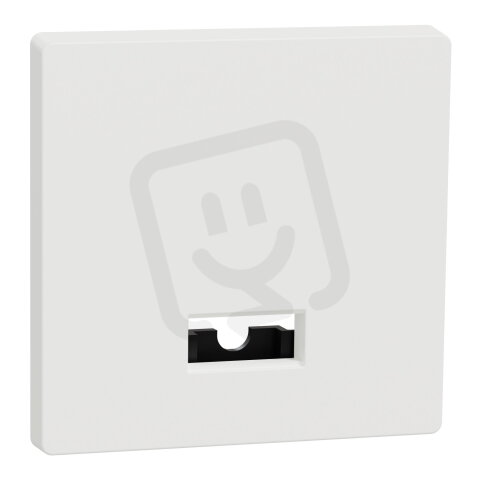 Klapka, Merten System D, s okénkem, nordic white, termoplast MTN3350-6037