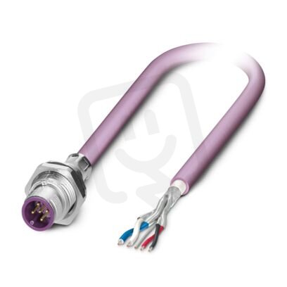 Přístrojový konektor zezadu stěny SACCBP-M12MS-5CON-M16/2,0-920X 1239933