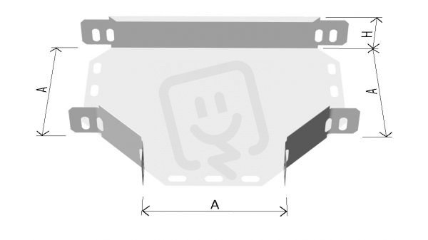 Arkys ARD-34310201 T-kus žlabu LINEAR TL2-R5050/50 ''SZ''