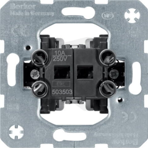Kolébkové tlačítko řaz. 1/0 + 1/0 10A 250V modul přístroje /53503503/ WDE503503