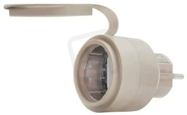 Chytrá zásuvka SHELLY OUTDOOR PLUG S GEN3, IP44, WiFi, BT, Matter mokka