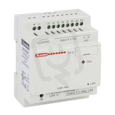 Progr. relé 8I/4O NO DISP. 12-24VDC ET