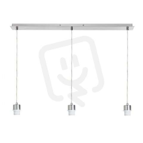 MORE 80 stropní závěsná základna chrom 230V E27 3x42W RENDL R11777