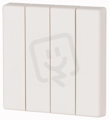 CWIZ-04/37 Kryt RF tlačítka 4x1/4 55x55mm Alpská bílá lesklá Eaton 184591